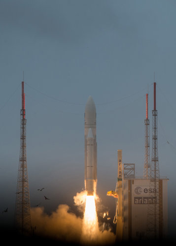 Galileo lifts off