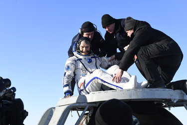 Paolo Nespoli back on Earth