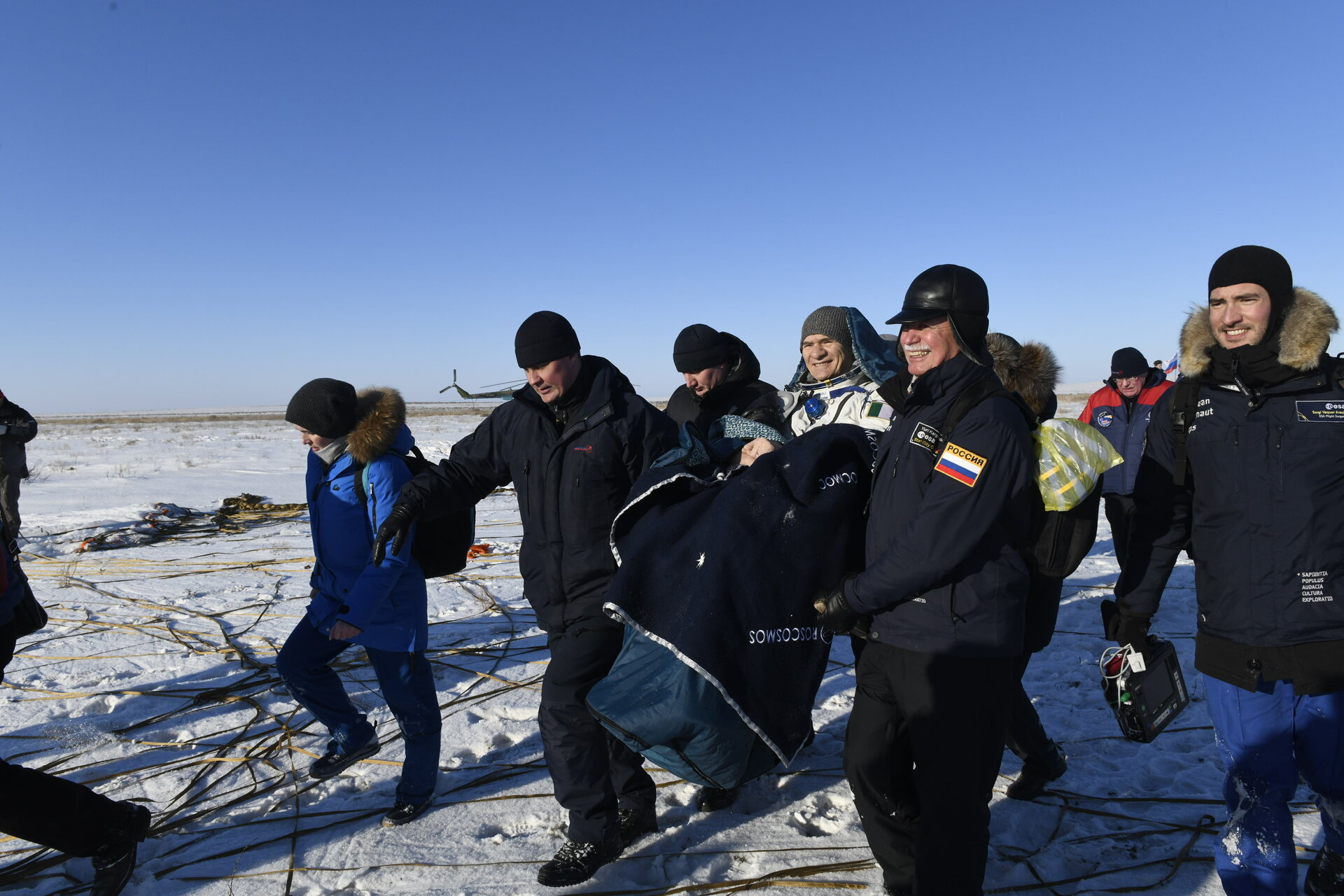 Paolo Nespoli back on Earth