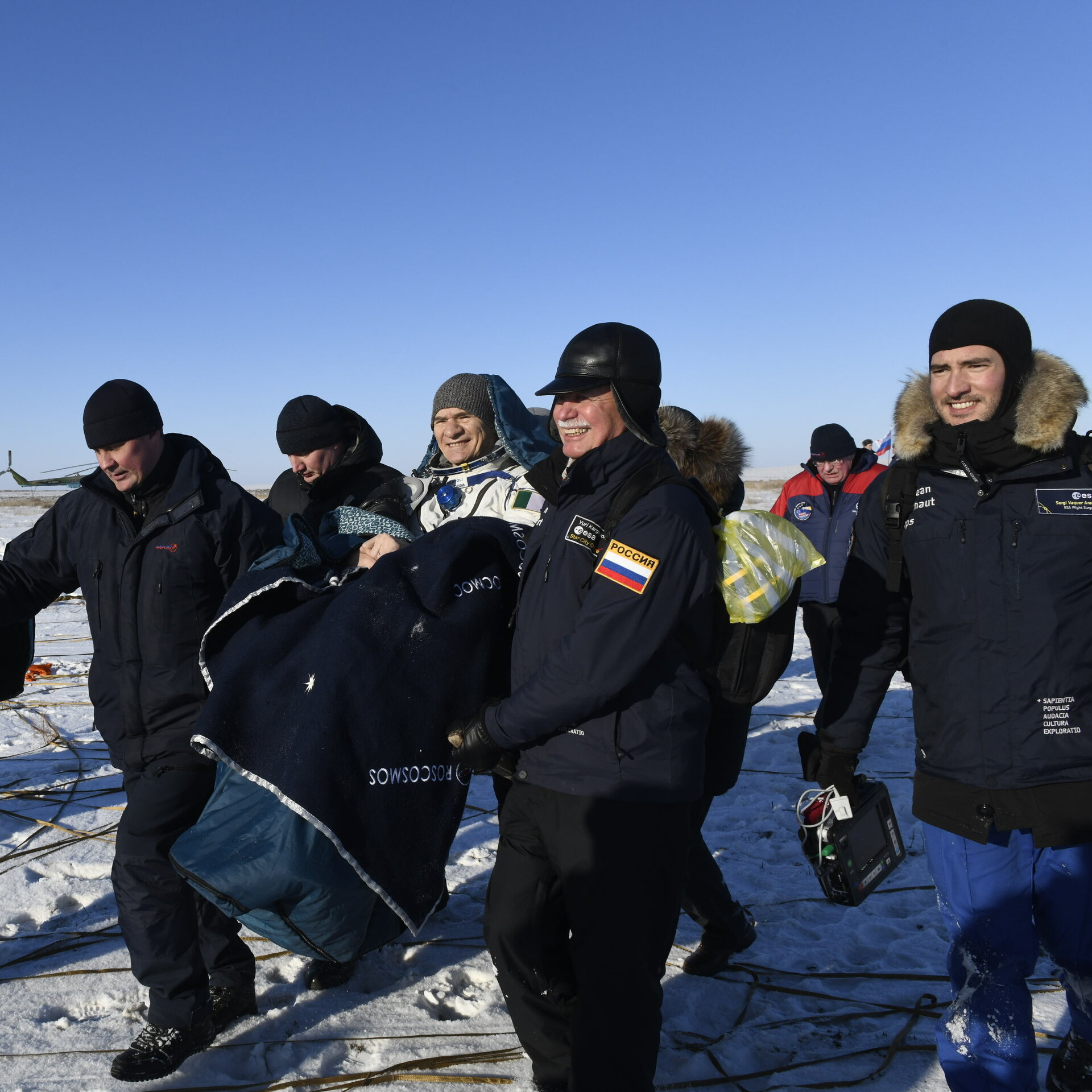 Paolo Nespoli back on Earth