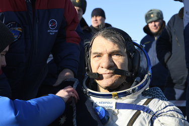 Paolo Nespoli back on Earth