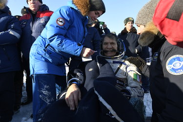 Paolo Nespoli back on Earth