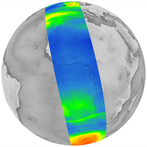 Sentinel-5P ozone pass