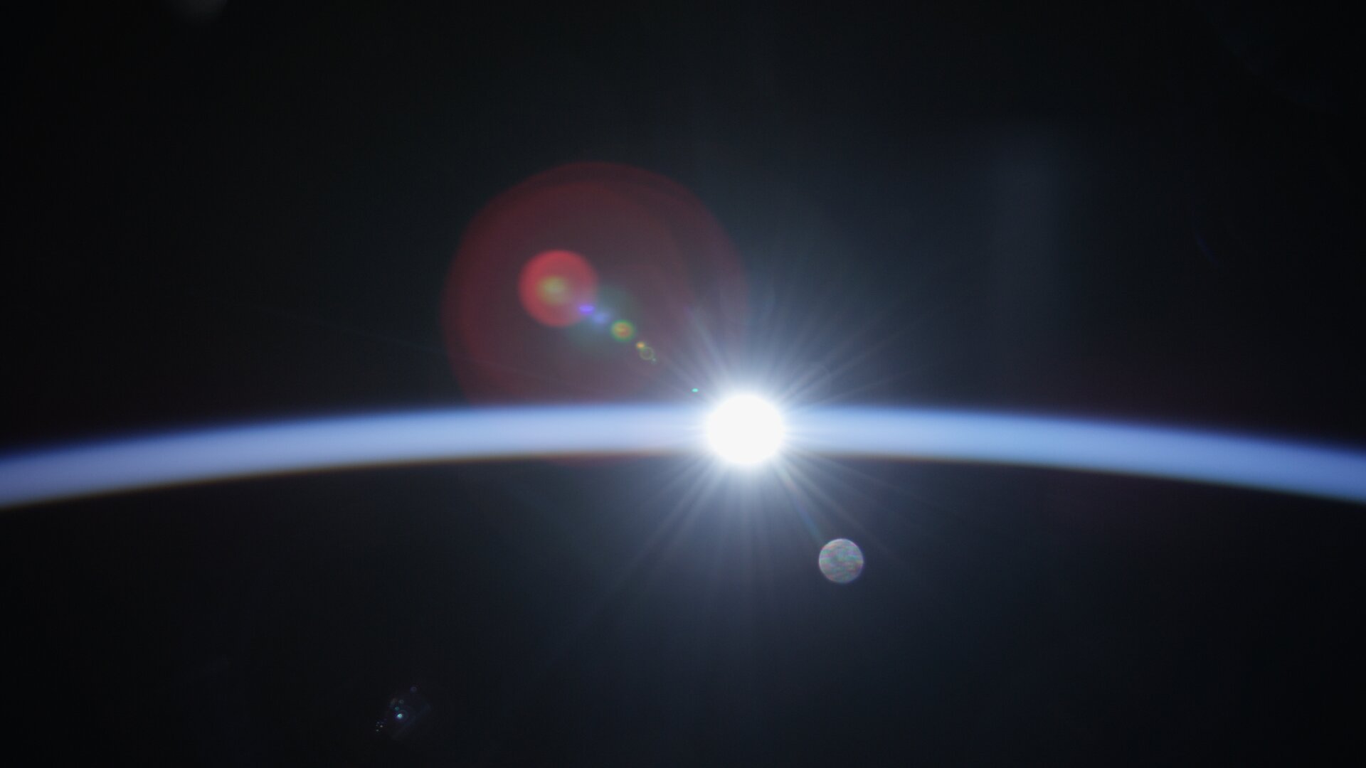 Sunrise seen from Space Station