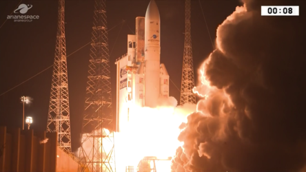 Ariane 5 liftoff