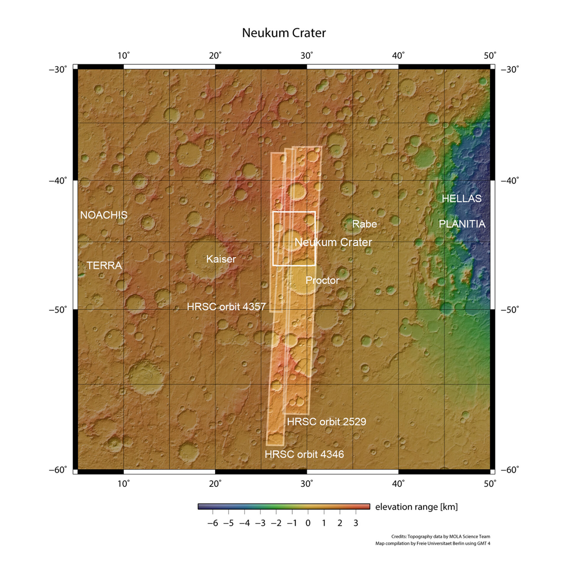 Neukum Crater in context