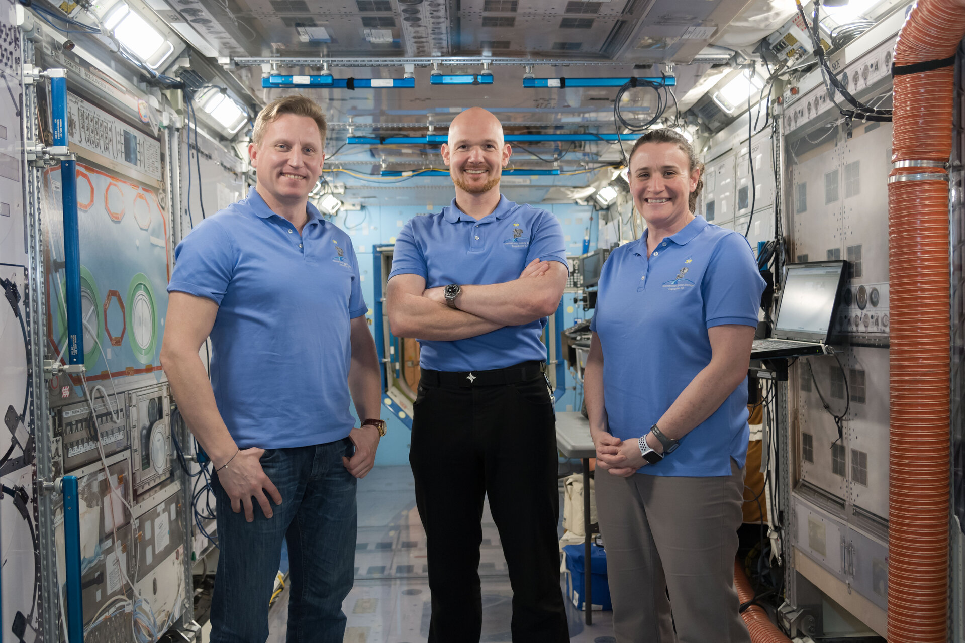 Expedition 56/57 crew members training