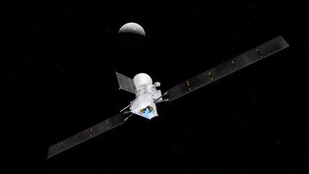 BepiColombo approaching Mercury