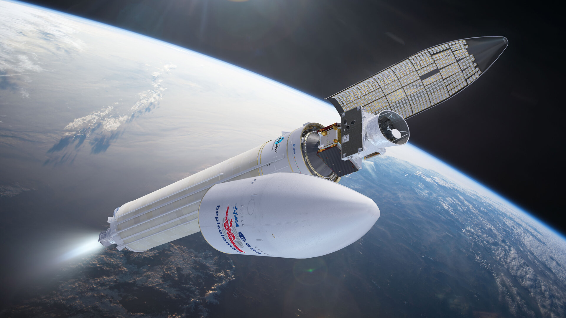 Start der Merkur-Mission BepiColombo