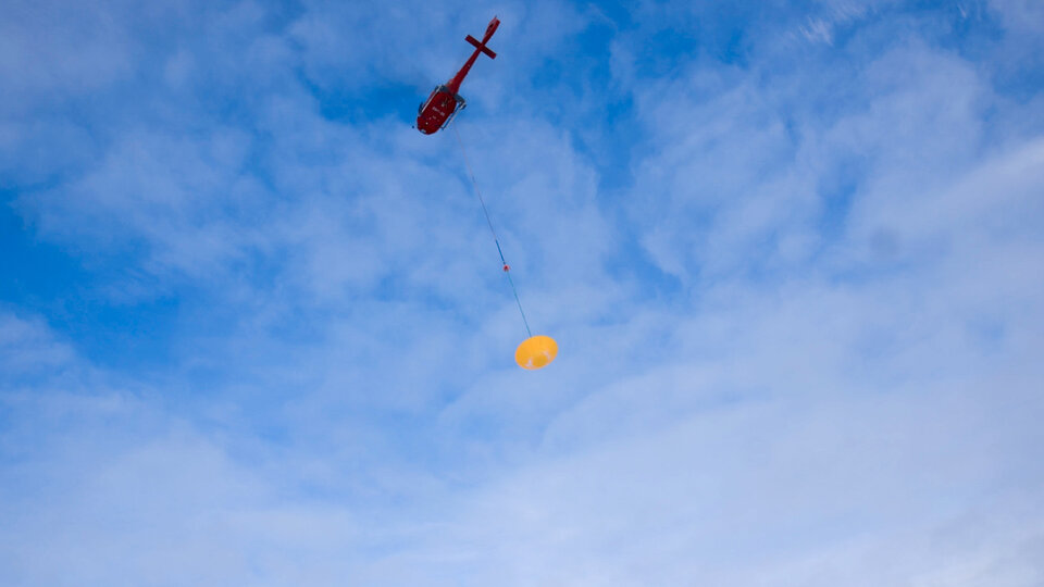 ExoMars drop test vehicle  