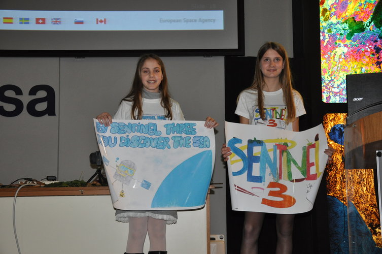 Sentinel-3 drawing competition winners
