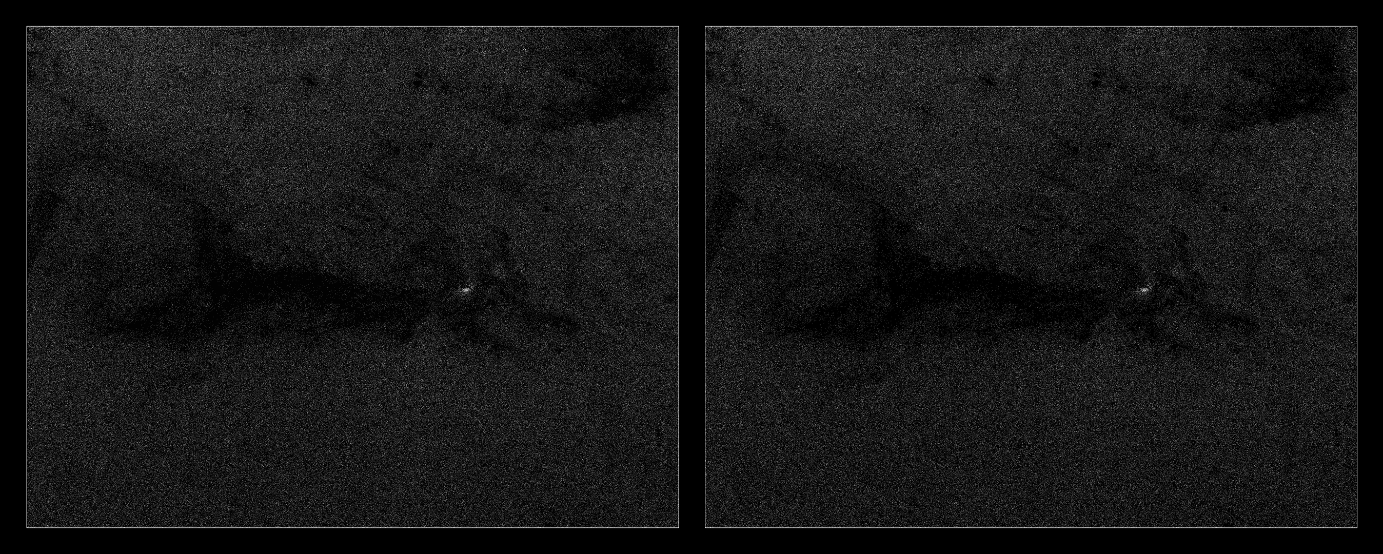Vista de Gaia de una nebulosa oscura en Orión