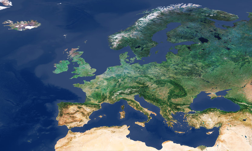 Cloud-free Europe