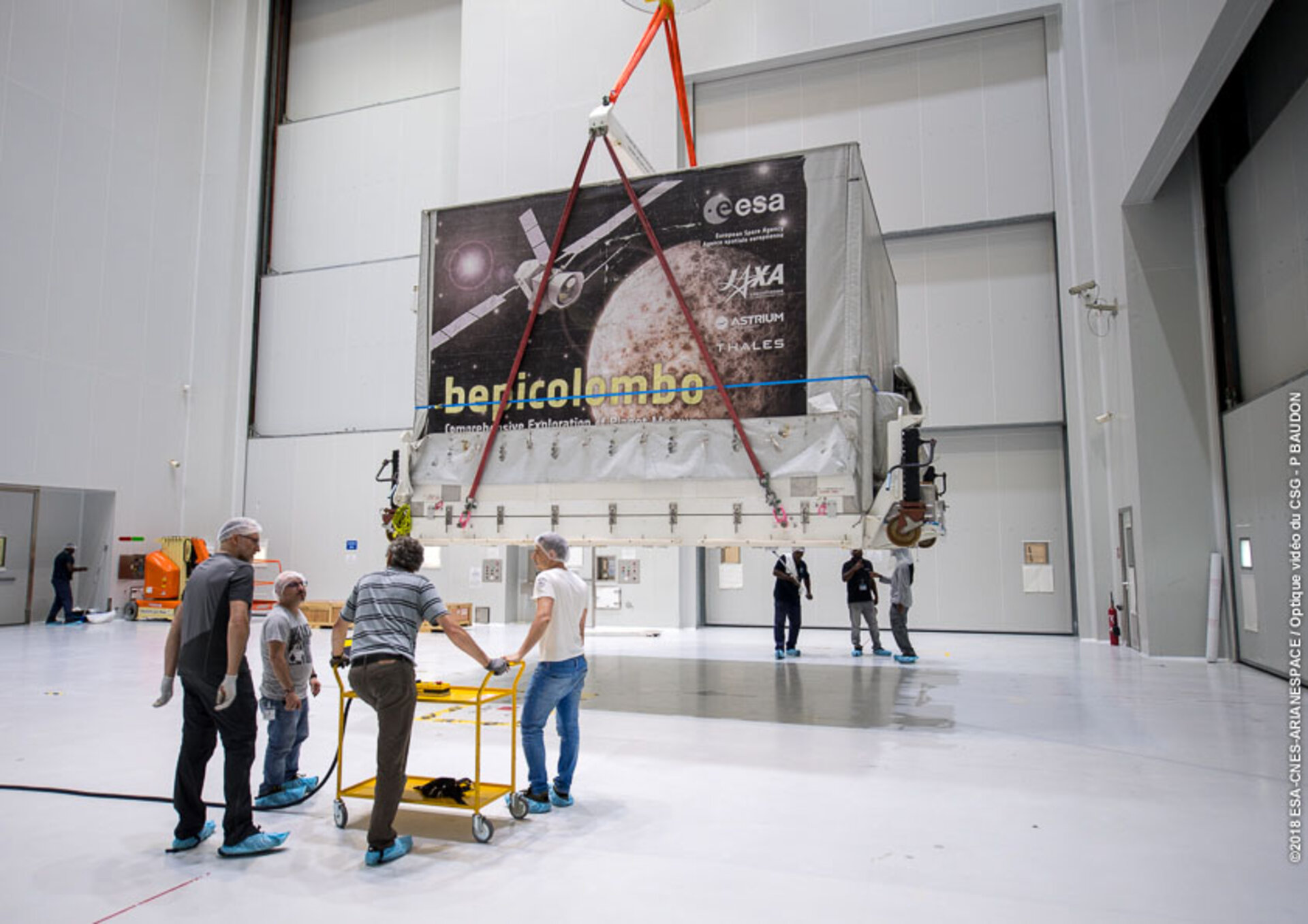 MPO unpacked at Europe’s Spaceport 