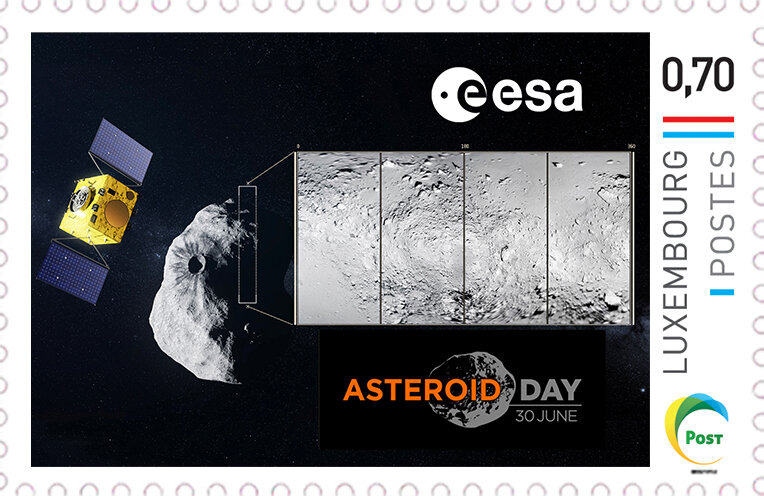 Asteroid Day Stamp