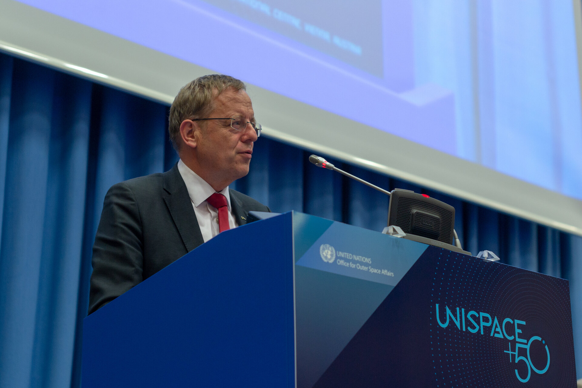 ESA Director General Jan Wörner at UNISPACE+50  