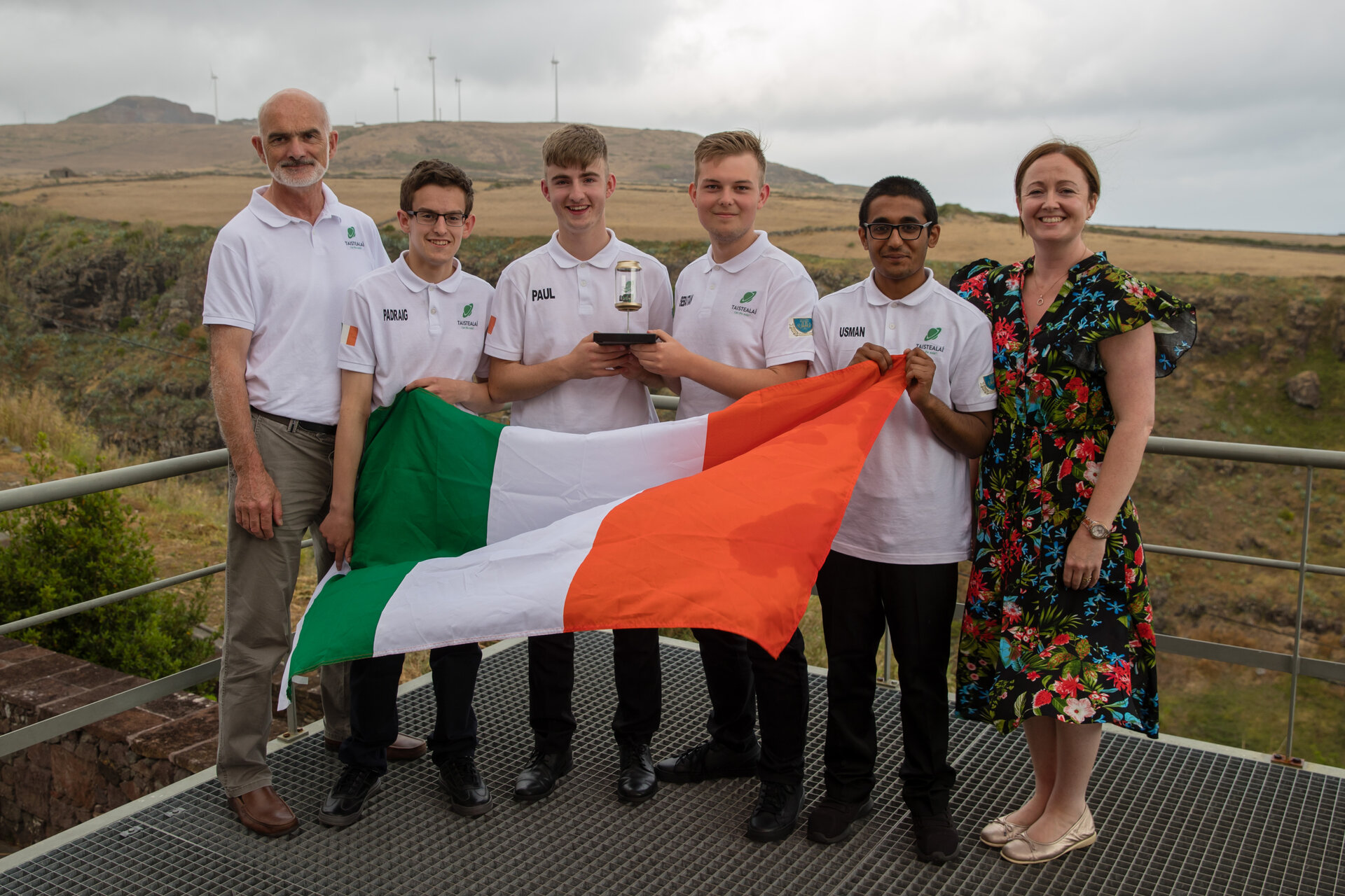 1st prize: Team Taistealai from Marist College Athlone, Ireland!