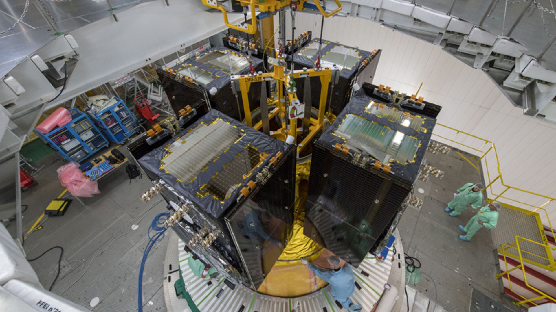 Cuarteto de Galileo en el Ariane 5