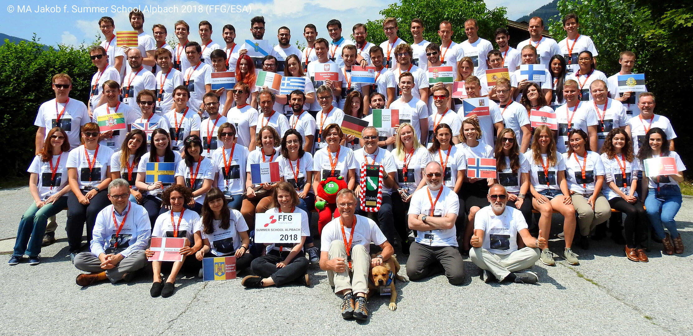 2018 Alpbach Summer School participants