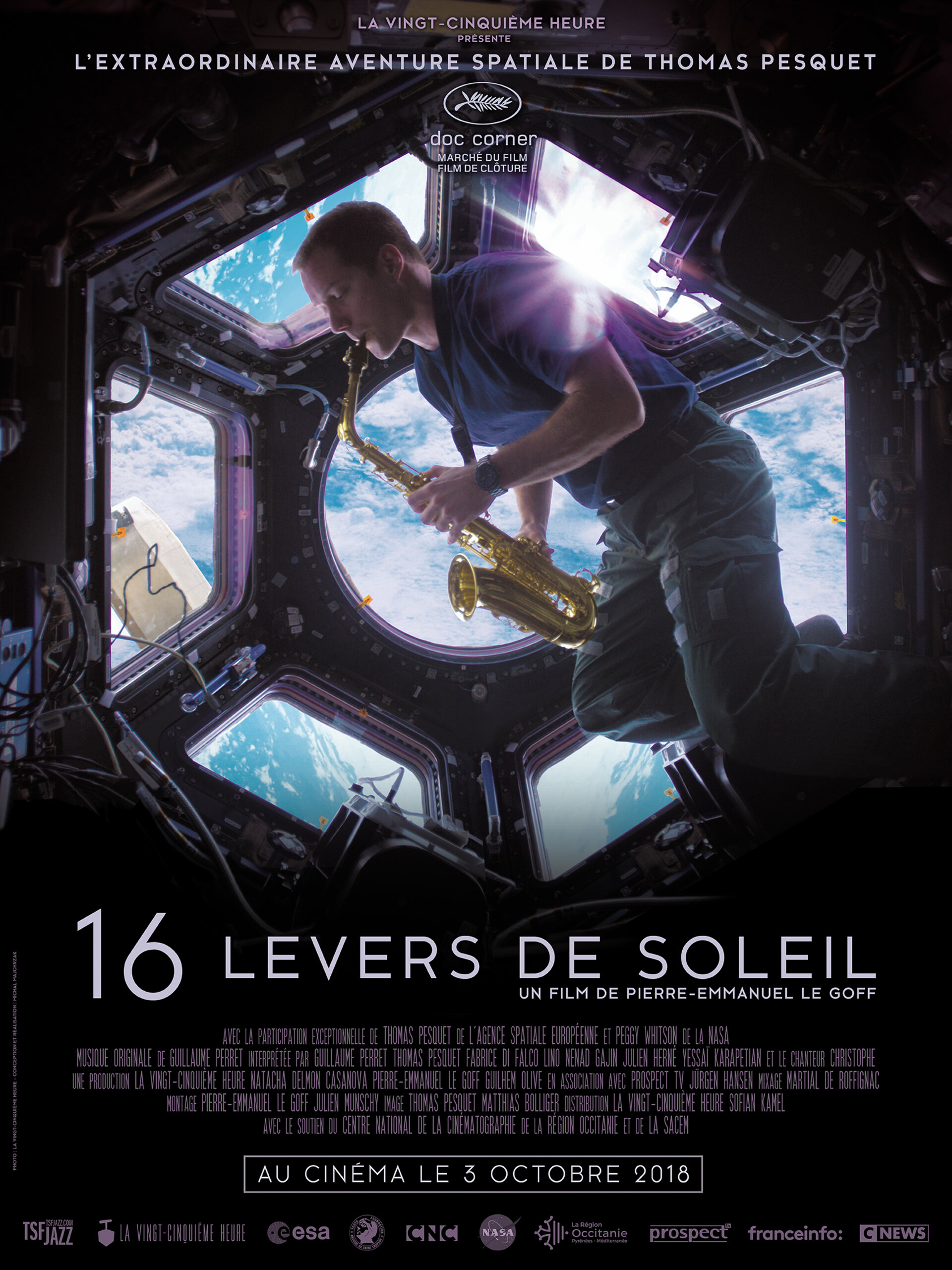 Affiche du long-métrage documentaire "16 Levers de soleil"