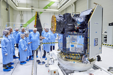 Cheops in the cleanroom at RUAG