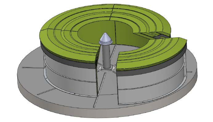 Overview of the shield's mechanical design