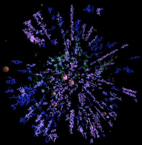 Star density map