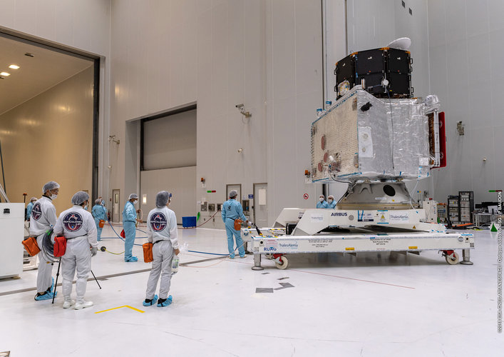 BepiColombo ministack on the move 