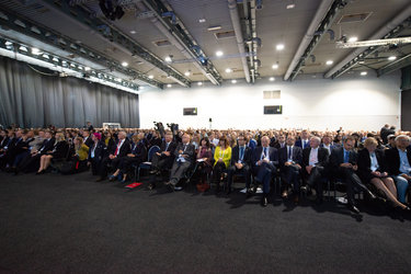 Audience during Heads of Space Agencies Plenary session