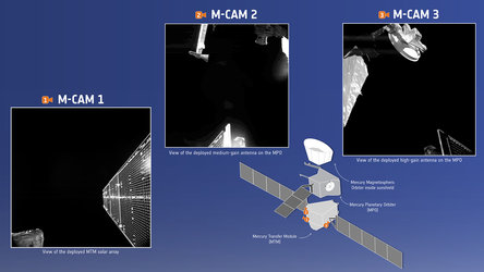 BepiColombo’s first images from space