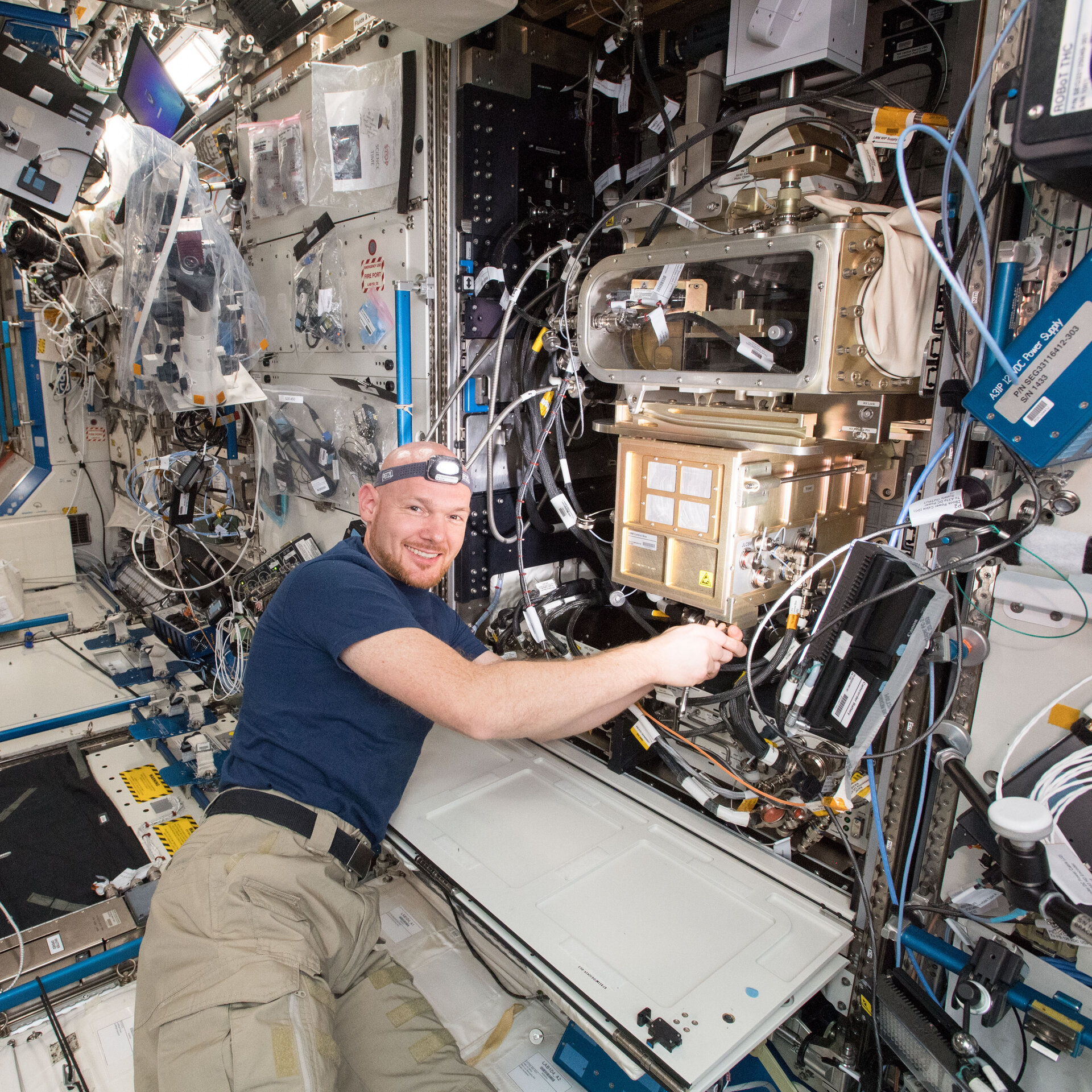 ESA astronaut Alexander Gerst on the Space Station