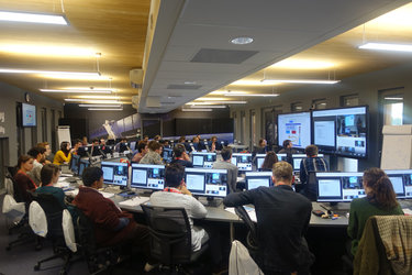 Students in the ESA Academy’s Training and Learning Facility 