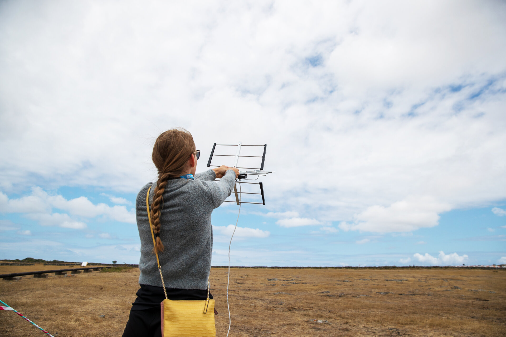 Receiving telemetry from CanSats at the 2018 European CanSat competition