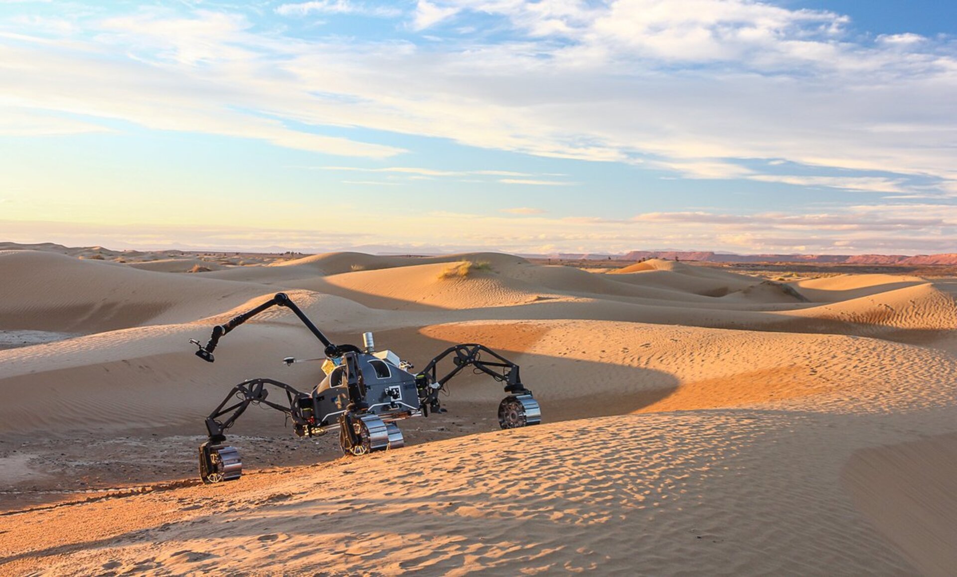 SherpaTT rover during Morocco field test