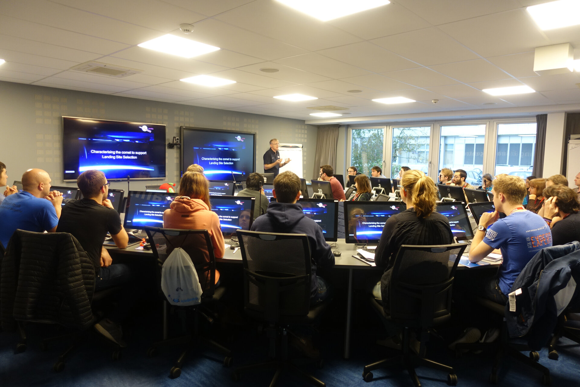 Students attending Rosetta workshop lecture 