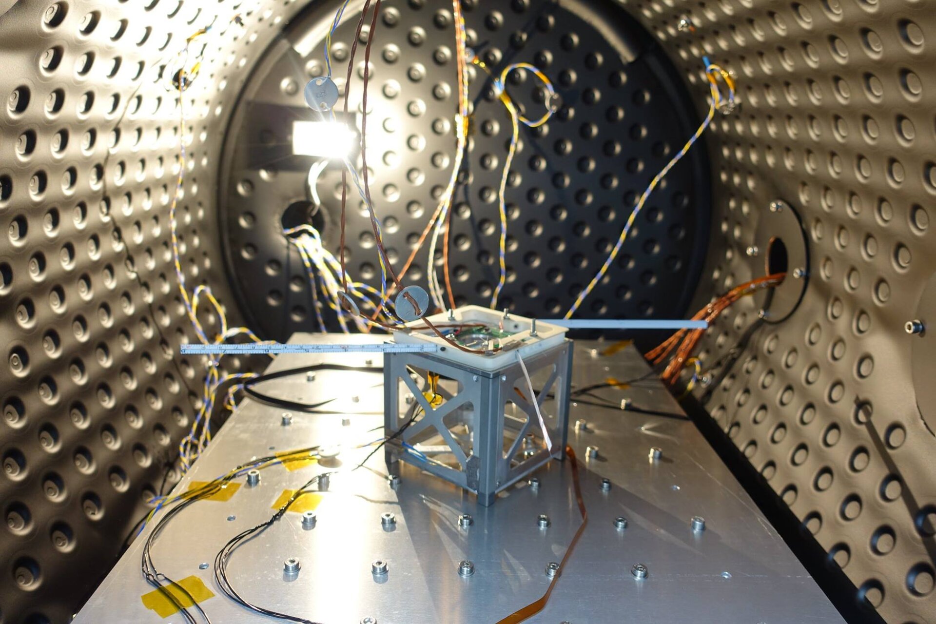 The UoS3 antennas deployed successfully after thermal vacuum testing