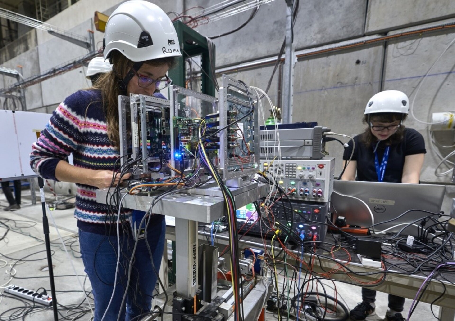 AI chip testing at CERN