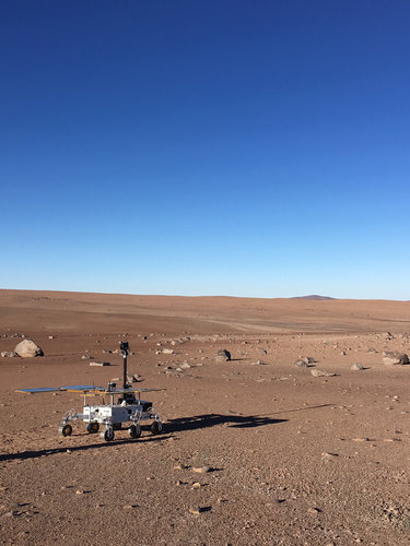 ExoFiT rover in Chile
