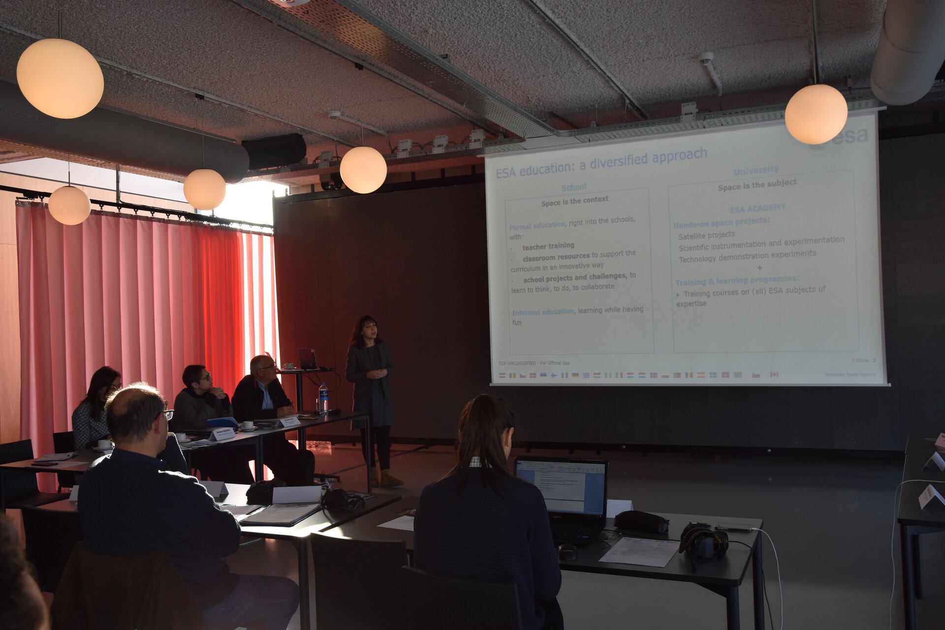 Presentation of ESA Education activities