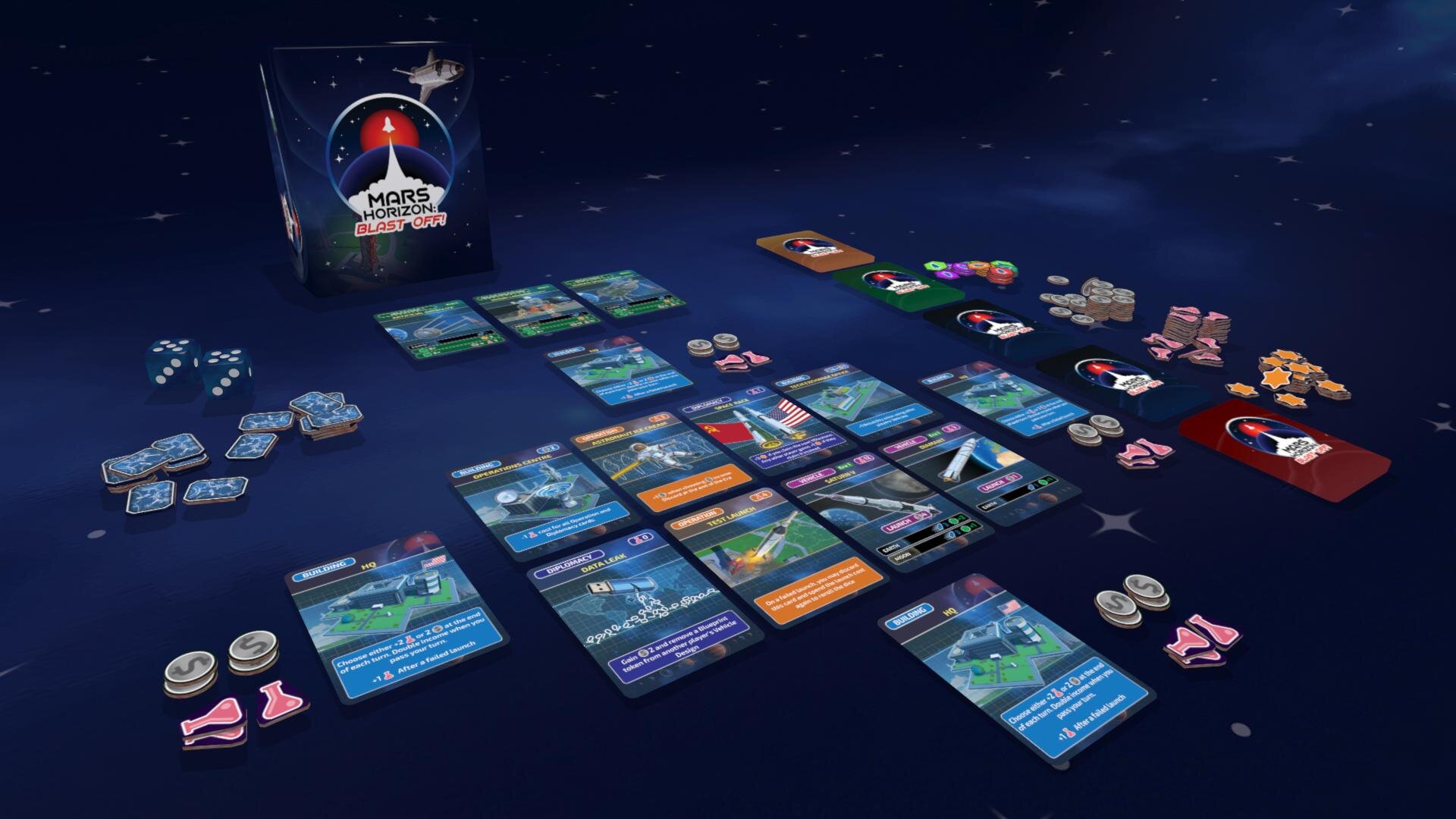 Mars Horizon: Blast off! card game