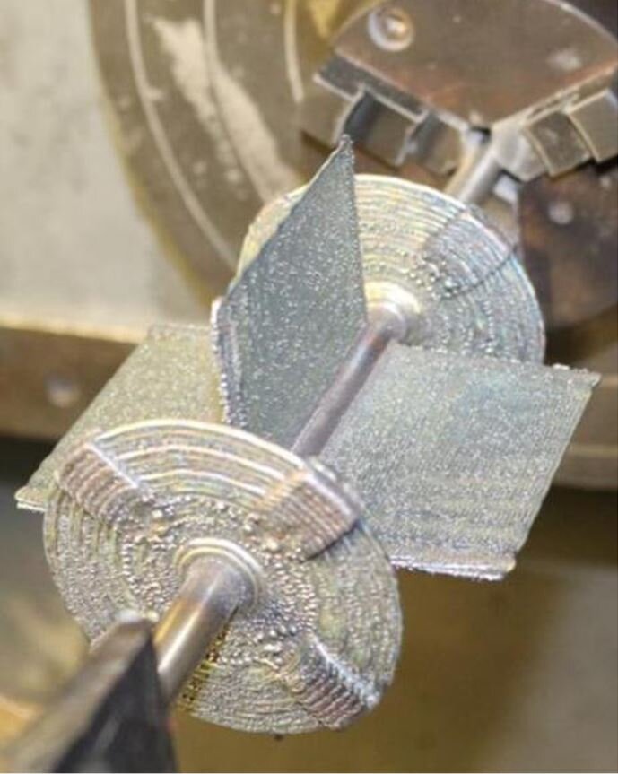 A space hinge made with powder-based Laser Metal Deposition