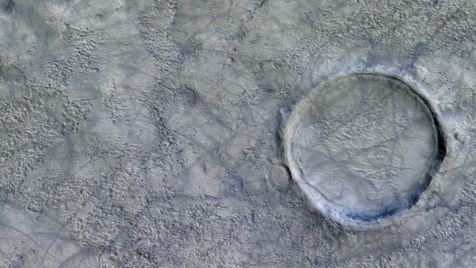 Tourbillons de poussière sur Mars