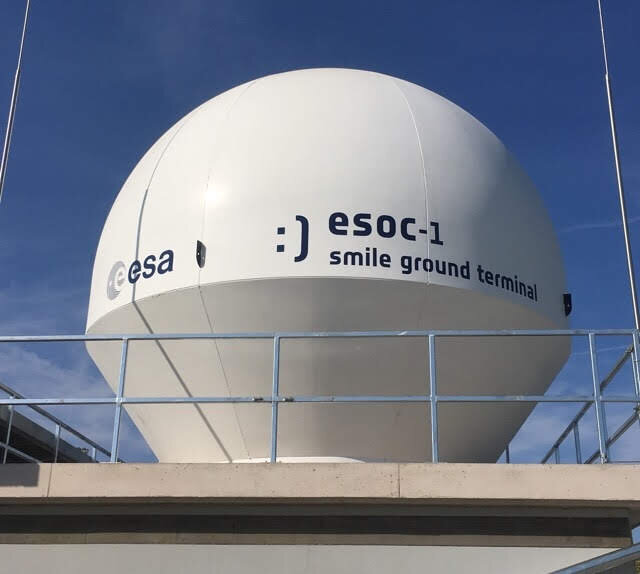 SMILE-Anlage im ESA-Satellitenkontrollzentrum in Darmstadt