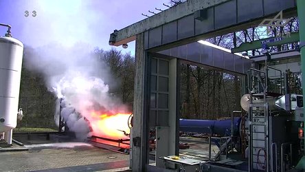 Final hot fire tests of ETID demonstrator