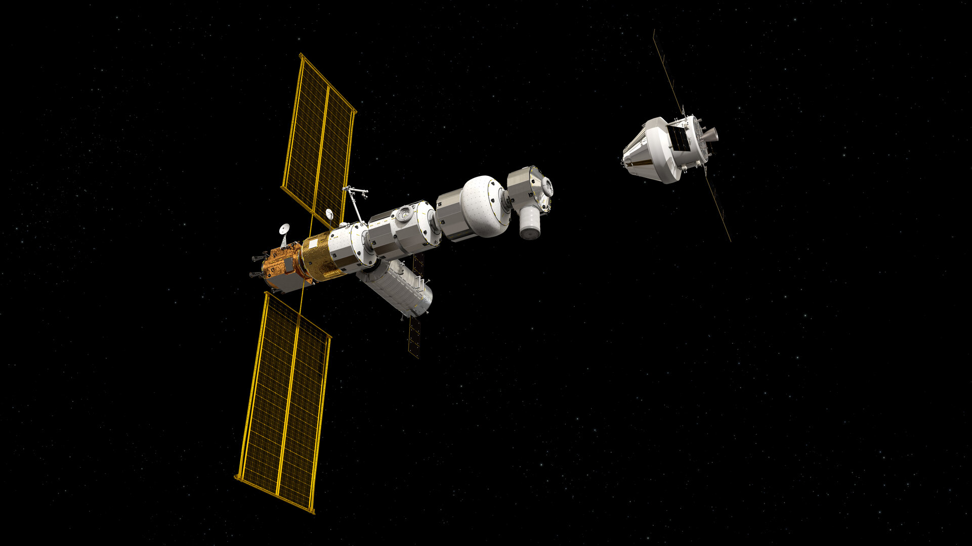 Gateway with Orion docking