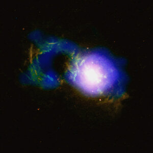 Storm in the Teacup quasar 