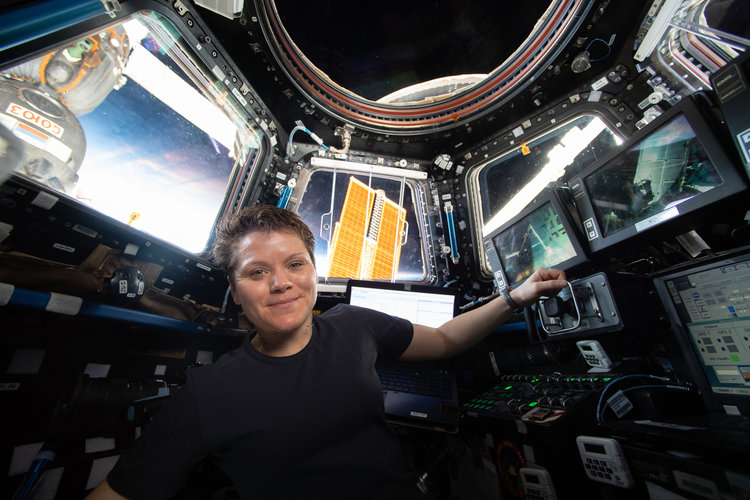 Anne McClain in Cupola