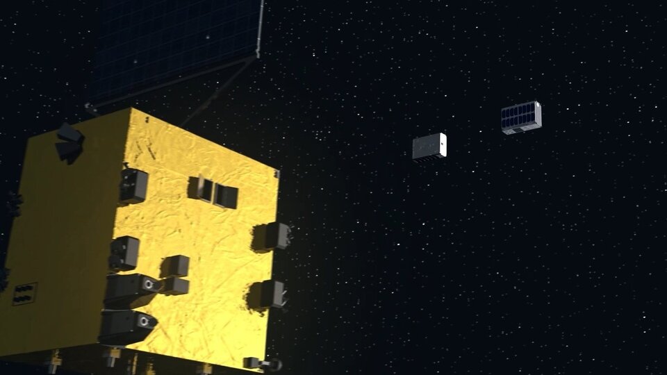 Hera setzt CubeSats ein