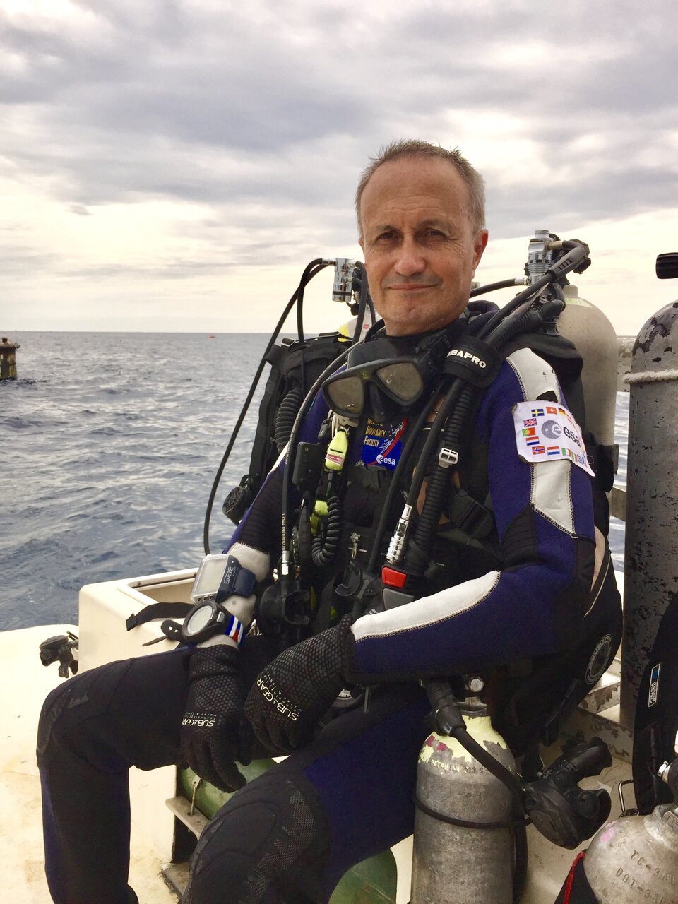 Hervé Stevenin at NEEMO 23