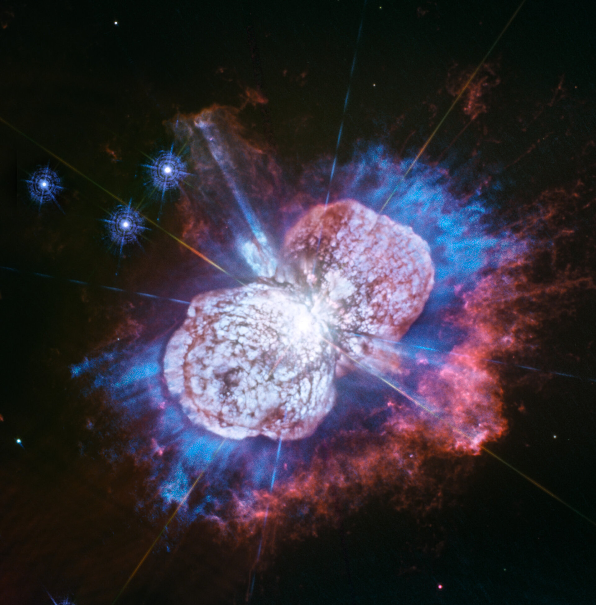 Cosmic fireworks in ultraviolet